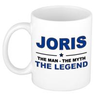 Joris cadeau mok - man myth legend - naam koffiemok - 300 ml - collega - vaderdag