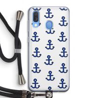 Ankers: Samsung Galaxy A40 Transparant Hoesje met koord