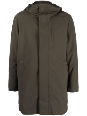 Paul & Shark parka longue à capuche - Vert