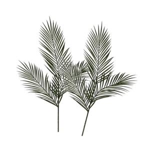 Mica Decorations Kunstblad - 2x - aerca goudpalm - tak - 95 cm - kunsttak