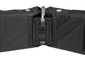 Newlooxs Varo waterdichte dubbele fietstas zwart/grijs 40l - mik