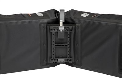 Newlooxs Varo waterdichte dubbele fietstas zwart/grijs 40l - mik