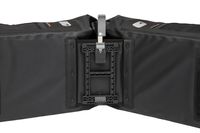 Newlooxs Varo waterdichte dubbele fietstas zwart/grijs 40l - mik