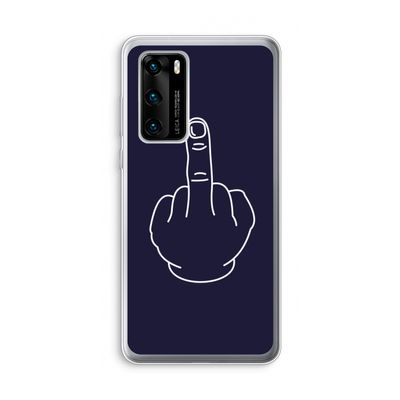 F**k U: Huawei P40 Transparant Hoesje