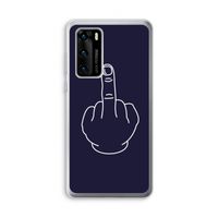 F**k U: Huawei P40 Transparant Hoesje