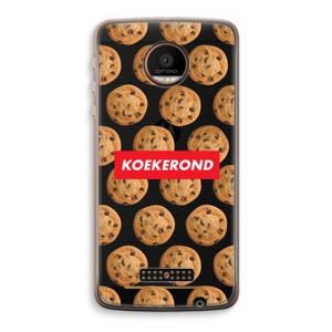 Koekerond: Motorola Moto Z Force Transparant Hoesje