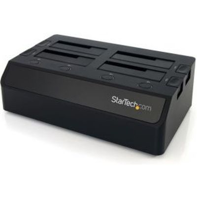 StarTech.com USB 3.0 naar SATA 6 Gbps hard drive docking station met 4 bays, UASP & dubbele ventilat