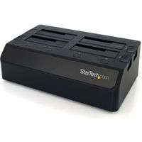 StarTech.com USB 3.0 naar SATA 6 Gbps hard drive docking station met 4 bays, UASP & dubbele ventilat