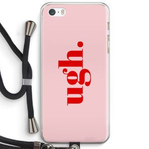 Ugh: iPhone 5 / 5S / SE Transparant Hoesje met koord