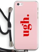 Ugh: iPhone 5 / 5S / SE Transparant Hoesje met koord