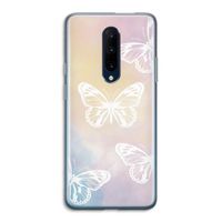 White butterfly: OnePlus 7 Pro Transparant Hoesje White butterfly: OnePlus 7 Pro Transparant Hoesje