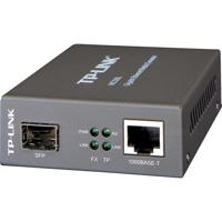TP-Link MC220L netwerk media converter 1000 Mbit/s Multimode, Single-mode Zwart - thumbnail