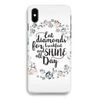 Diamonds: iPhone X Volledig Geprint Hoesje