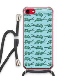 Kroko: iPhone SE 2020 Transparant Hoesje met koord