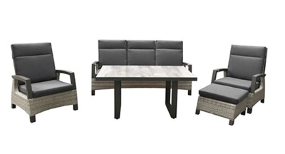 Barree Lounge Dining Set - Buitengewoon de boet