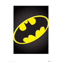 Kunstdruk DC Comics Batman Symbol 60x80cm