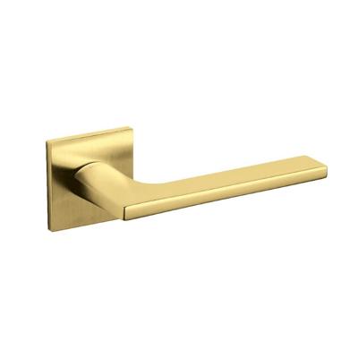 Olivari Design deurklinkLotus Q op rozet messing mat - M241RSB8BTS