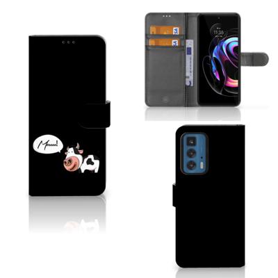 Motorola Edge 20 Pro Leuk Hoesje Cow Motorola Edge 20 Pro Leuk Hoesje Cow