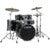 Yamaha SBP0F5 Stage Custom Birch Raven Black 5d. fusion drumstel inclusief hardware