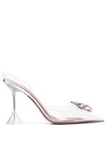 Amina Muaddi Rosie 105mm slingback pumps - Tons neutres