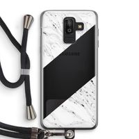 Biggest stripe: Samsung Galaxy J8 (2018) Transparant Hoesje met koord