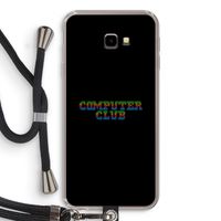 Retro: Samsung Galaxy J4 Plus Transparant Hoesje met koord Retro: Samsung Galaxy J4 Plus Transparant Hoesje met koord