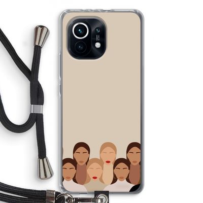 Girls girls girls: Xiaomi Mi 11 Transparant Hoesje met koord