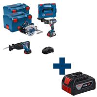 Bosch Professional Accu Toolkit 3-delig 18V GSB+GKS+GSA in L-Boxx - 0615990N38