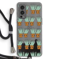 Sansevieria: OnePlus Nord 2 5G Transparant Hoesje met koord