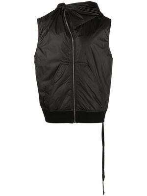 Rick Owens DRKSHDW hoodie sans manches à poches plaquées - Noir