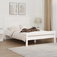 Wandhoofdbord 140x3x60 cm massief grenenhout wit