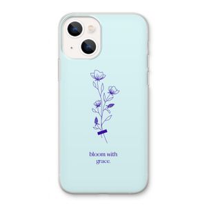 Bloom with grace: iPhone 13 Transparant Hoesje