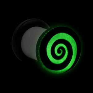 "Glow in the Dark"-Plug Acryl Tunnels & Plugs