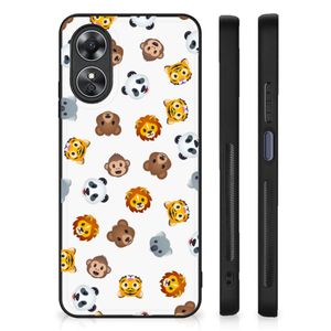 Back Case voor OPPO A17 Dieren Emojis