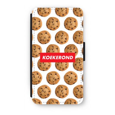 Koekerond: iPhone X Flip Hoesje