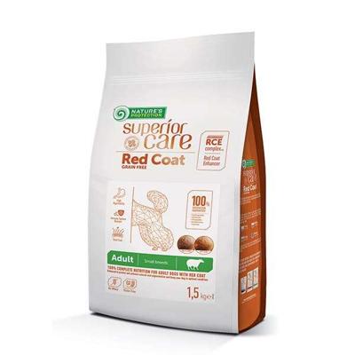 NATURE'S PROTECTION Superior Care Red Coat Grain Free Adult Klein Lam - droog hondenvoer - 1,5 kg