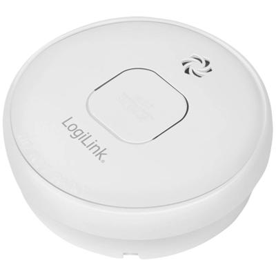 LogiLink SC0016 Rookmelder Incl. batterij (10 jaar) werkt op batterijen (Ø x h) 104 mm x 50 mm