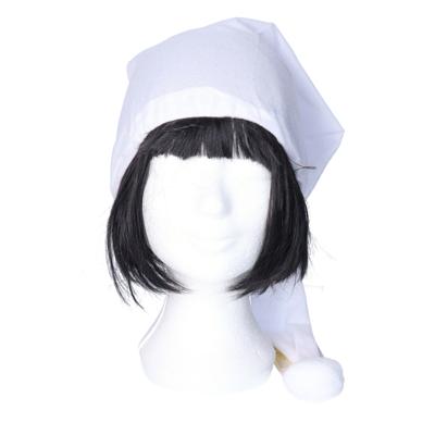 Slaap muts - wit - voor volwassenen - one size