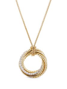 David Yurman collier en or 18ct à pendentif à ornements