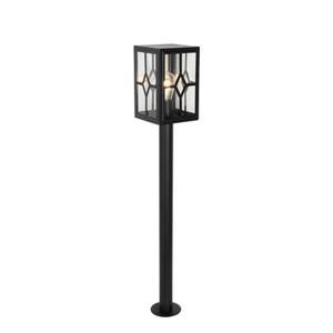 QAZQA Klassieke staande buitenlamp zwart 100 cm IP44 - Dover