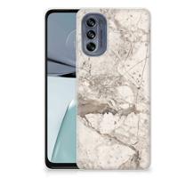 Motorola Moto G62 5G | TPU | Siliconen hoesje | Marmer Beige