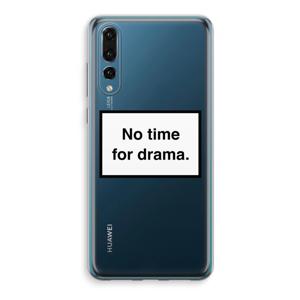 No drama: Huawei P20 Pro Transparant Hoesje