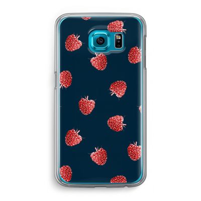 Framboosjes: Samsung Galaxy S6 Transparant Hoesje