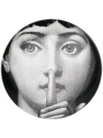 Fornasetti assiette imprimée - Noir