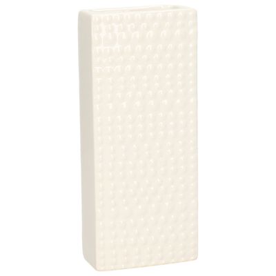 Waterverdamper - creme wit - keramiek - 400 ml - radiatorbak luchtbevochtiger - 7,4 x 17,7 cm