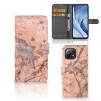 Xiaomi 11 Lite 5G NE | Mi 11 Lite | Bookcase | Marmer Oranje