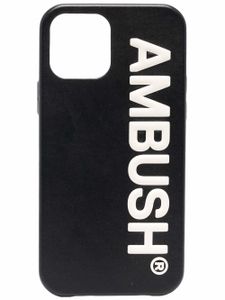 AMBUSH coque d'iPhone 12 Pro à logo - Noir