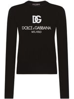 Dolce & Gabbana haut Milano à manches longues - Noir