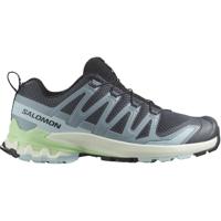Salomon XA PRO 3D V9 Lage Wandelschoen Dames Turbulence/Iced Aqua/Patina Green 6,5