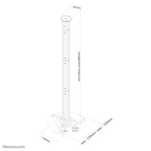 Neomounts BEAMER-C200 plafondhouder